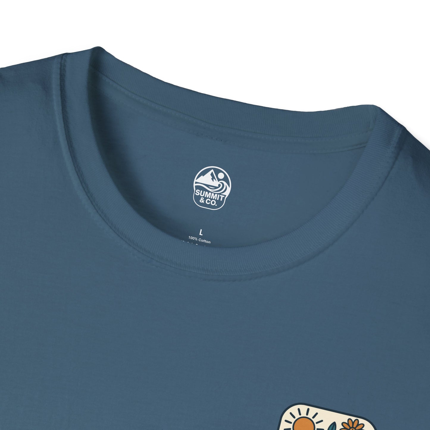 Summit&Co. Softsyle Tee-Floral Logo