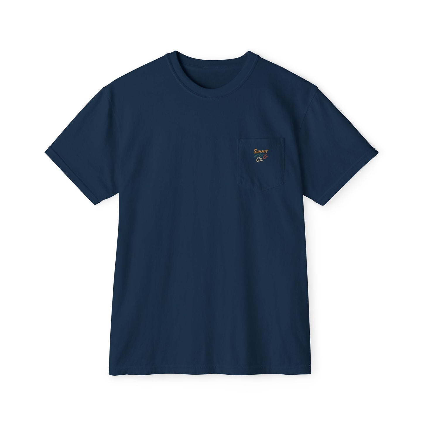 Comfortable Women's Pocket T-Shirt | Brushed Logo