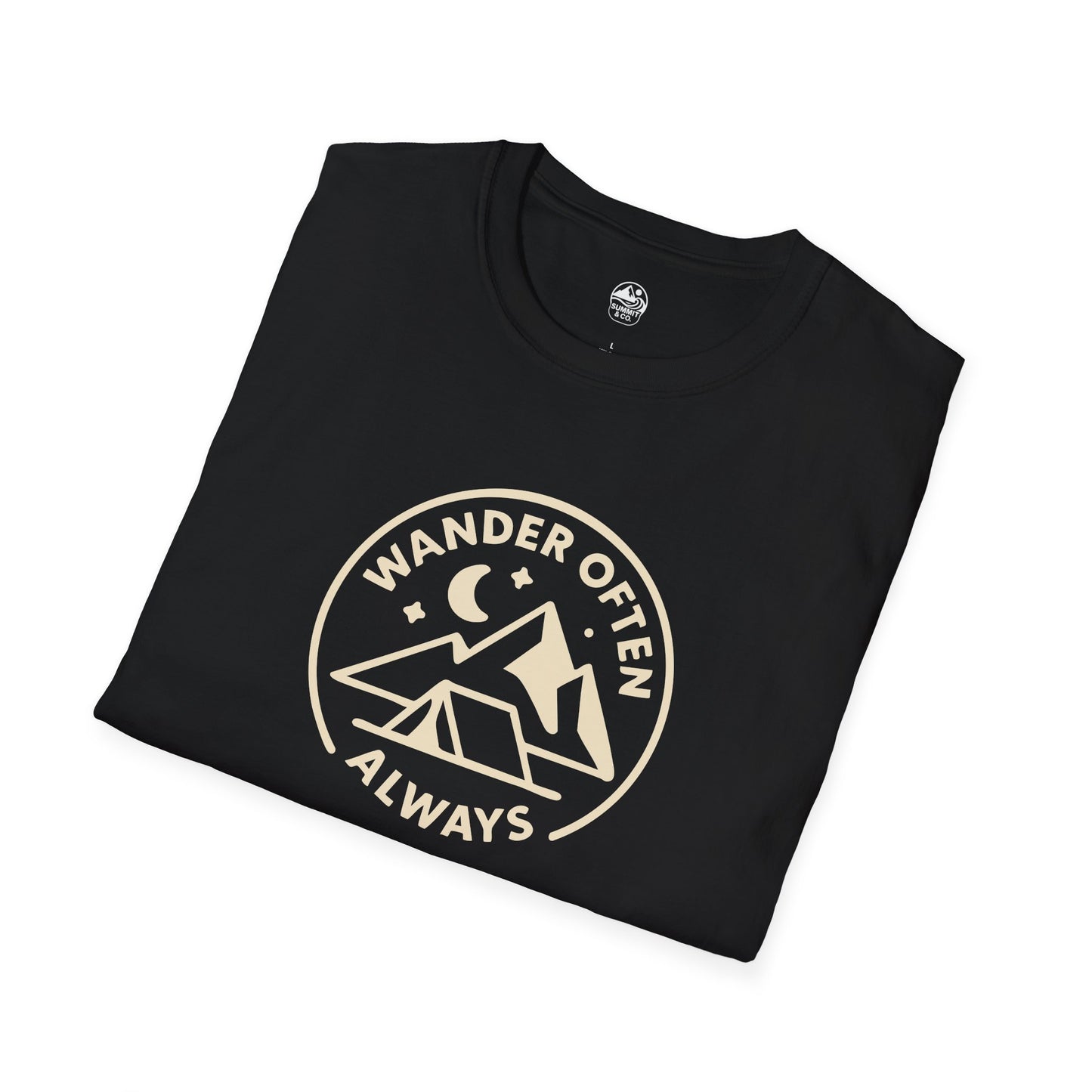 Summit&Co.  Softstyle Tee-Wander Often Always