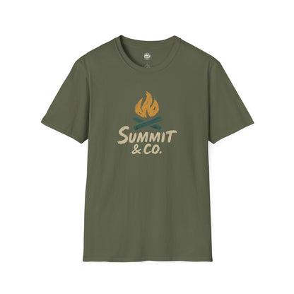 Summit&Co. Softstyle Tee- Brushed Fire