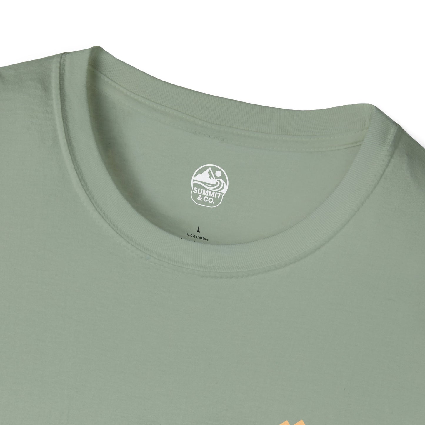 Summit&Co. Softstyle Tee-Mountain& Line