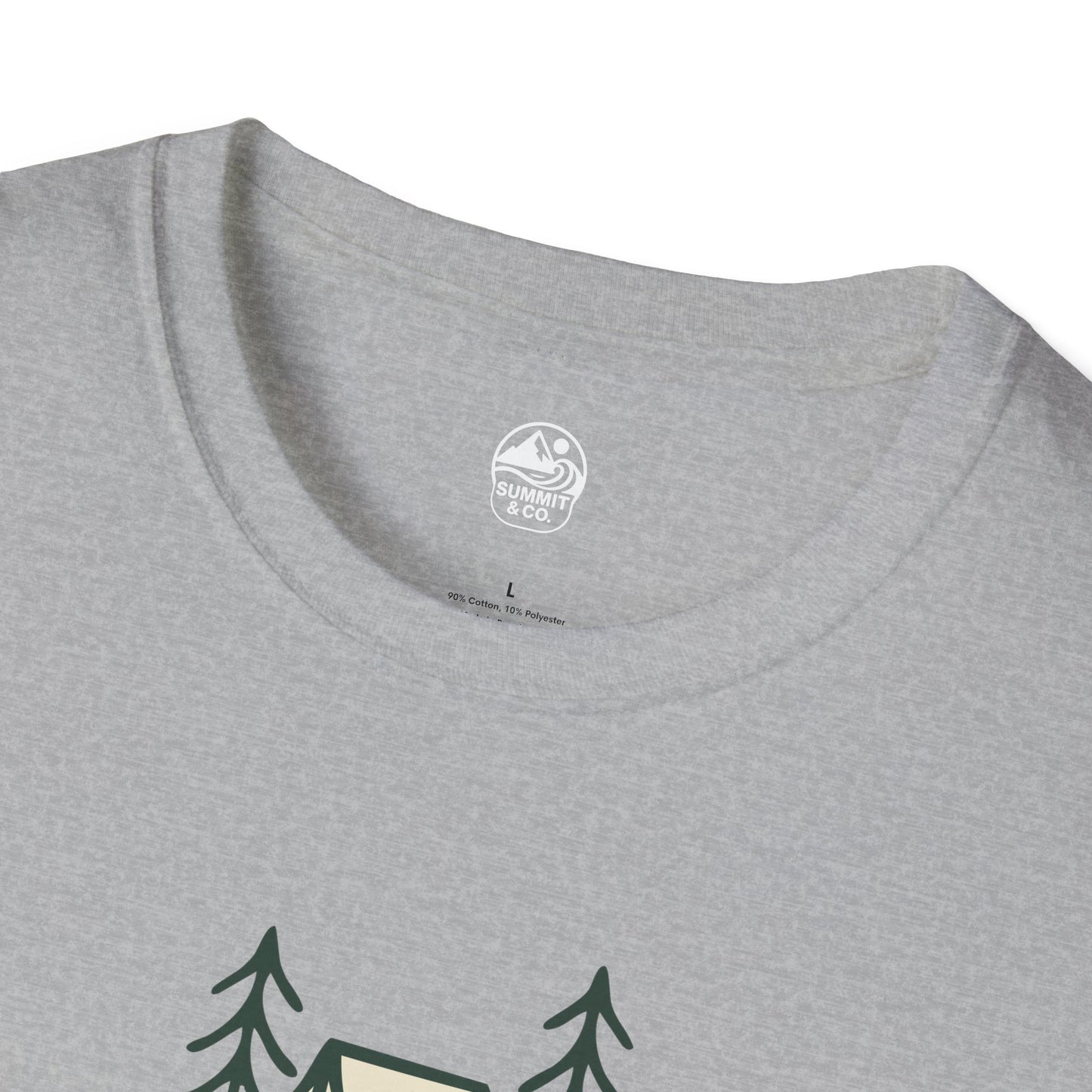 Summit&Co. Softstyle Tee-Camp More Worry Less