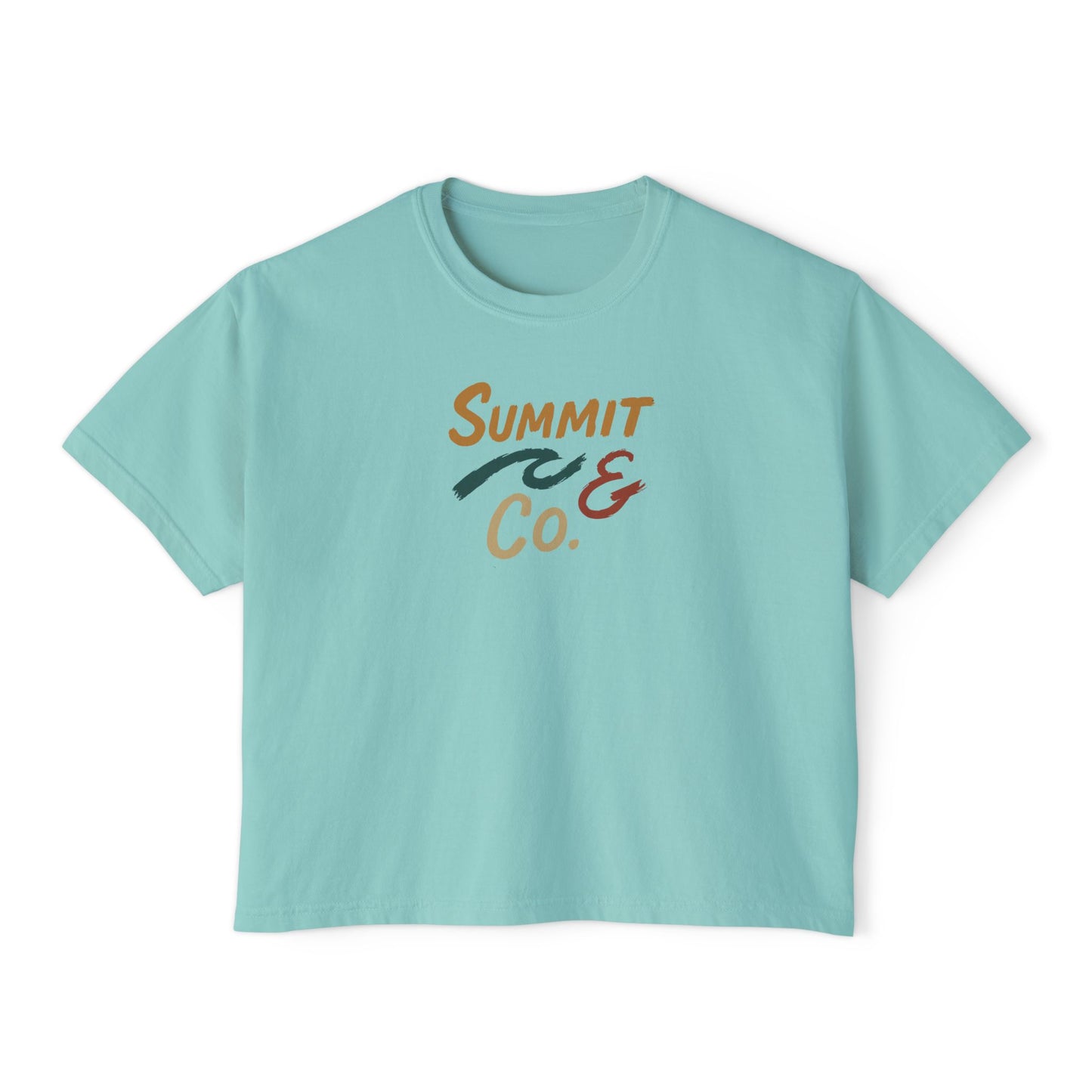 Summit&Co. Women Boxy Tee-Brushy