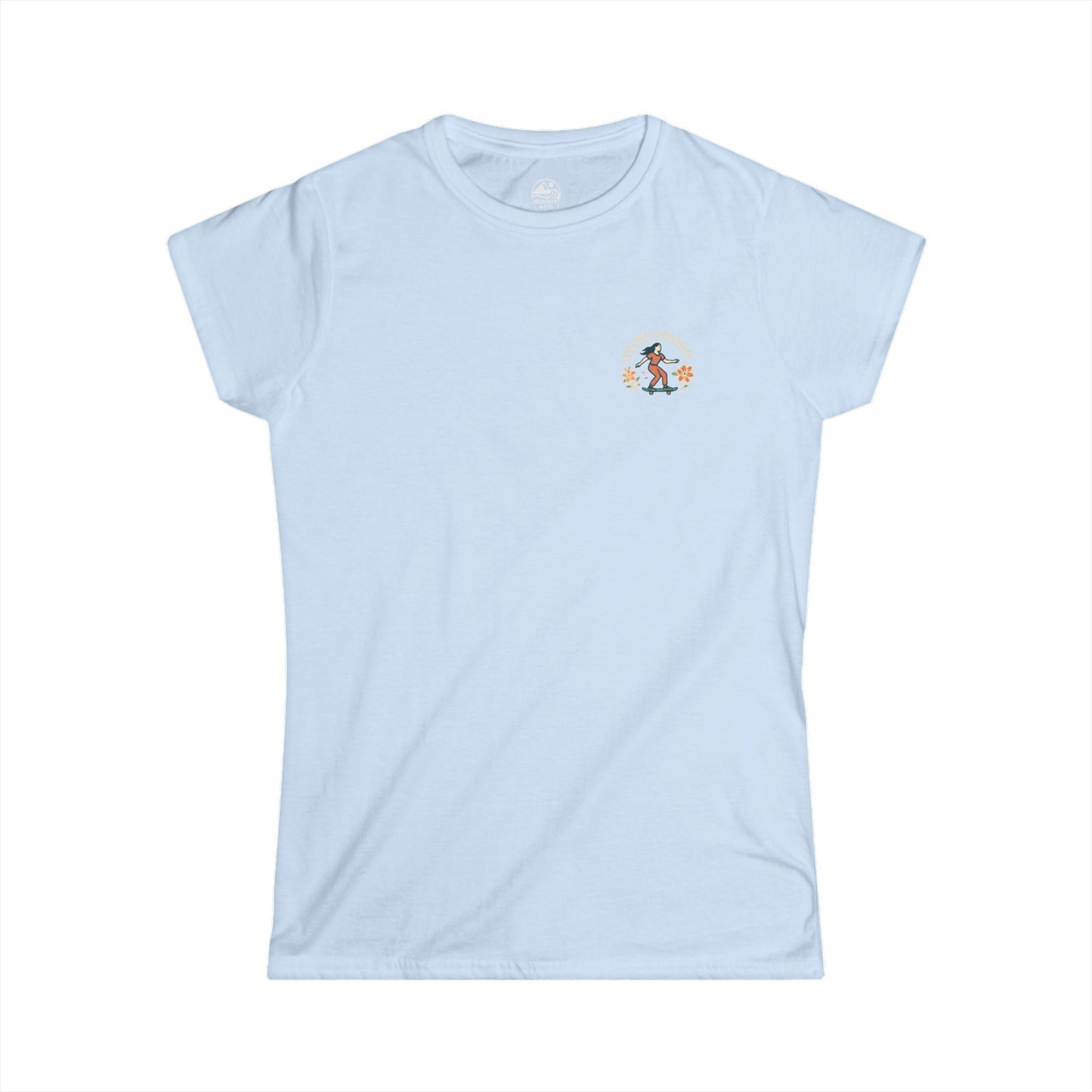 Summit&Co. Women's Slim Skate With Confidence Tee