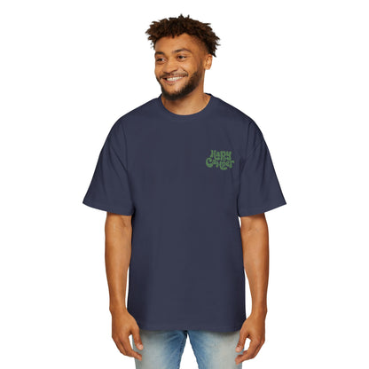 Men's Heavy Oversized Tee - Happy Camper