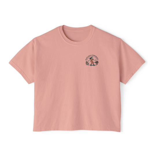 Summit&Co. Women's Boxy Tee-Skate with Confidence