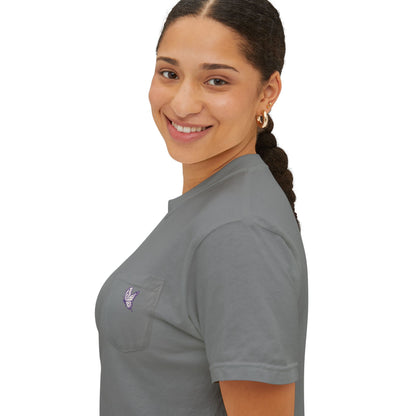 Comfortable Women's Pocket T-Shirt | Butterfly
