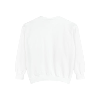 Women's Garment-Dyed Sweatshirt - Happy Camper nVintage Style Cozy Top for All Occasions