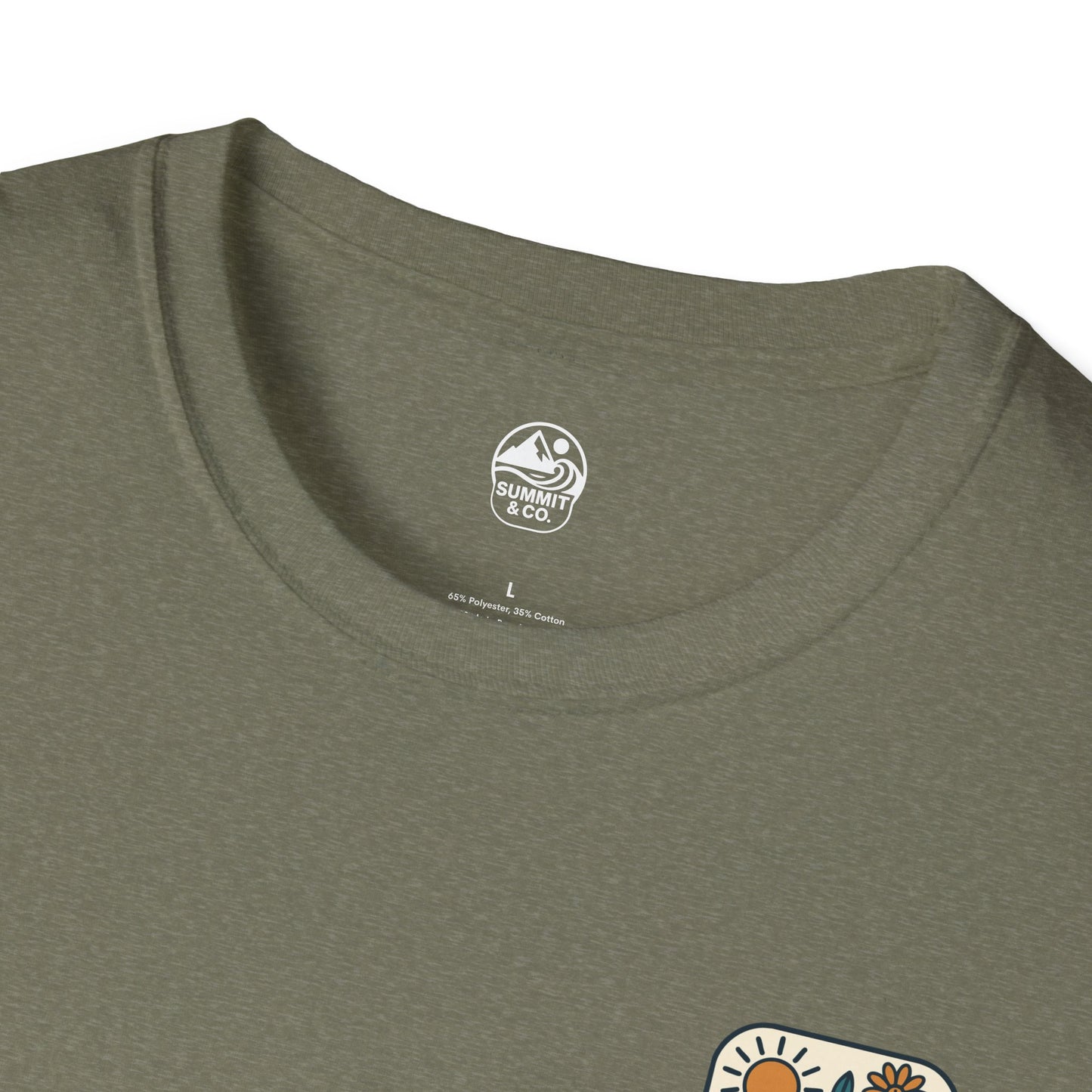 Summit&Co. Softsyle Tee-Floral Logo