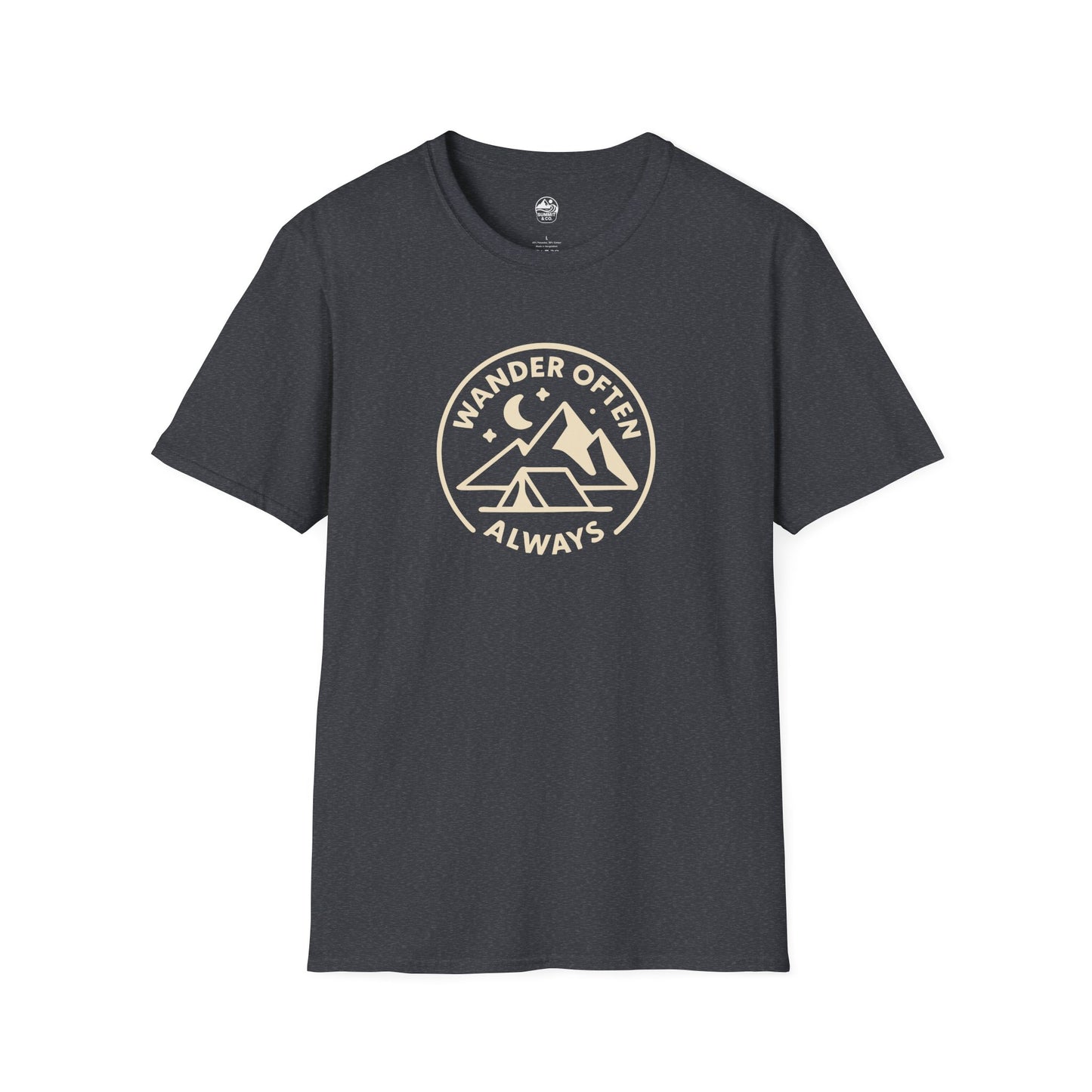 Summit&Co.  Softstyle Tee-Wander Often Always
