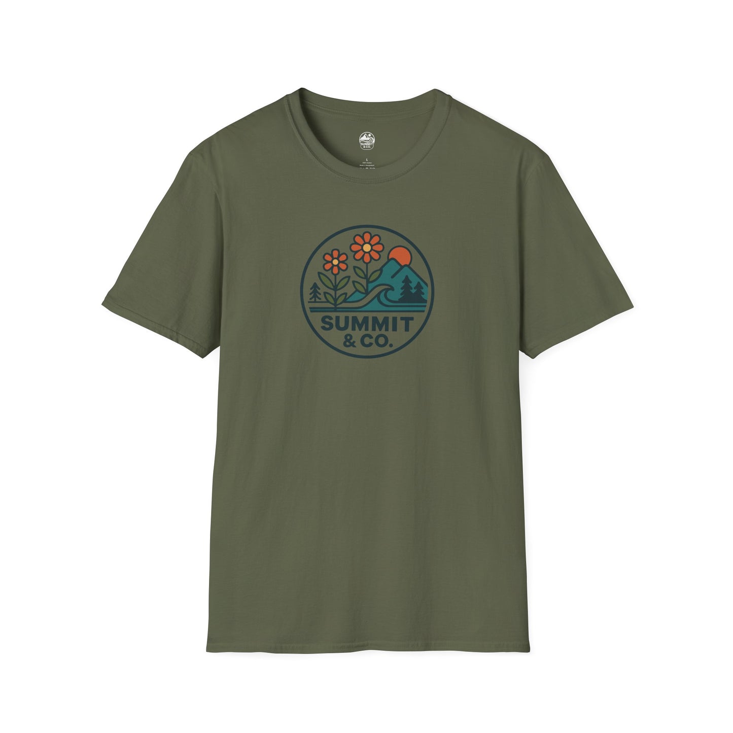 Summit&Co. Softstyle Tee-Floral