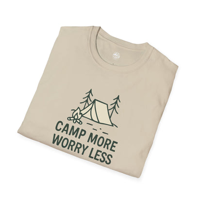 Summit&Co. Softstyle Tee-Camp More Worry Less