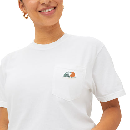 Comfortable Women's Pocket T-Shirt- Logo