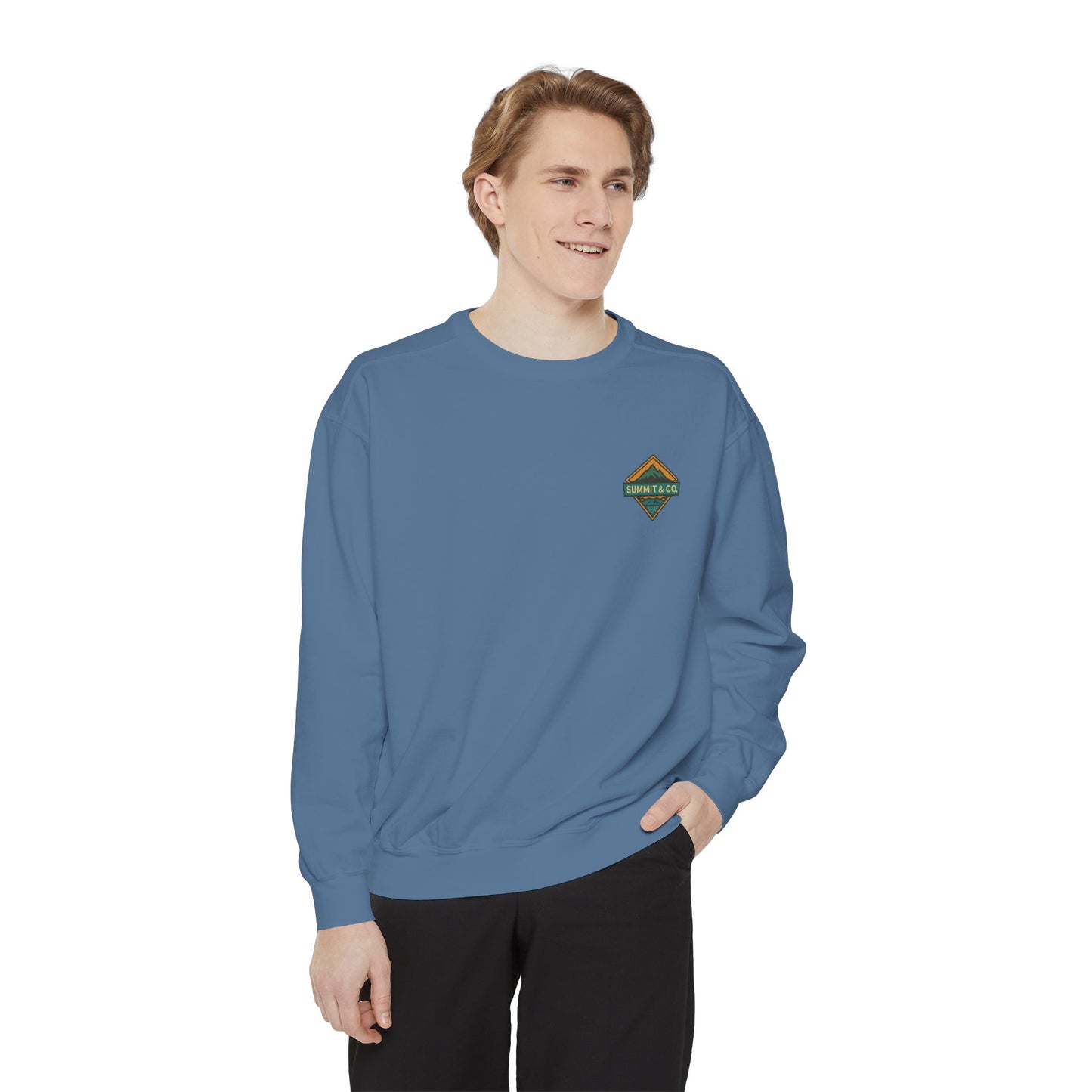 Women's Garment-Dyed Diamond Sweatshirt