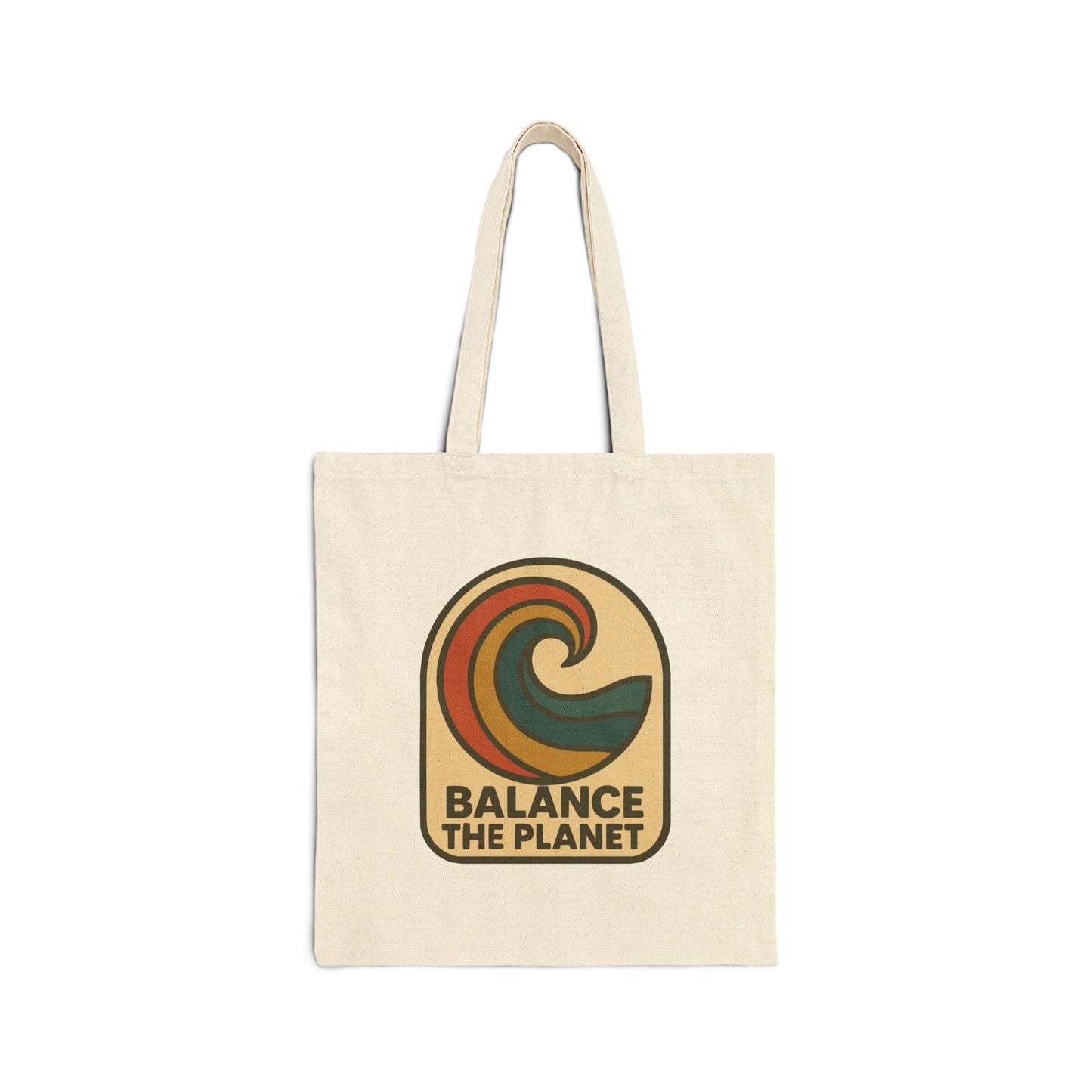 Eco-Friendly Balance The Planet Cotton Canvas Tote Bag