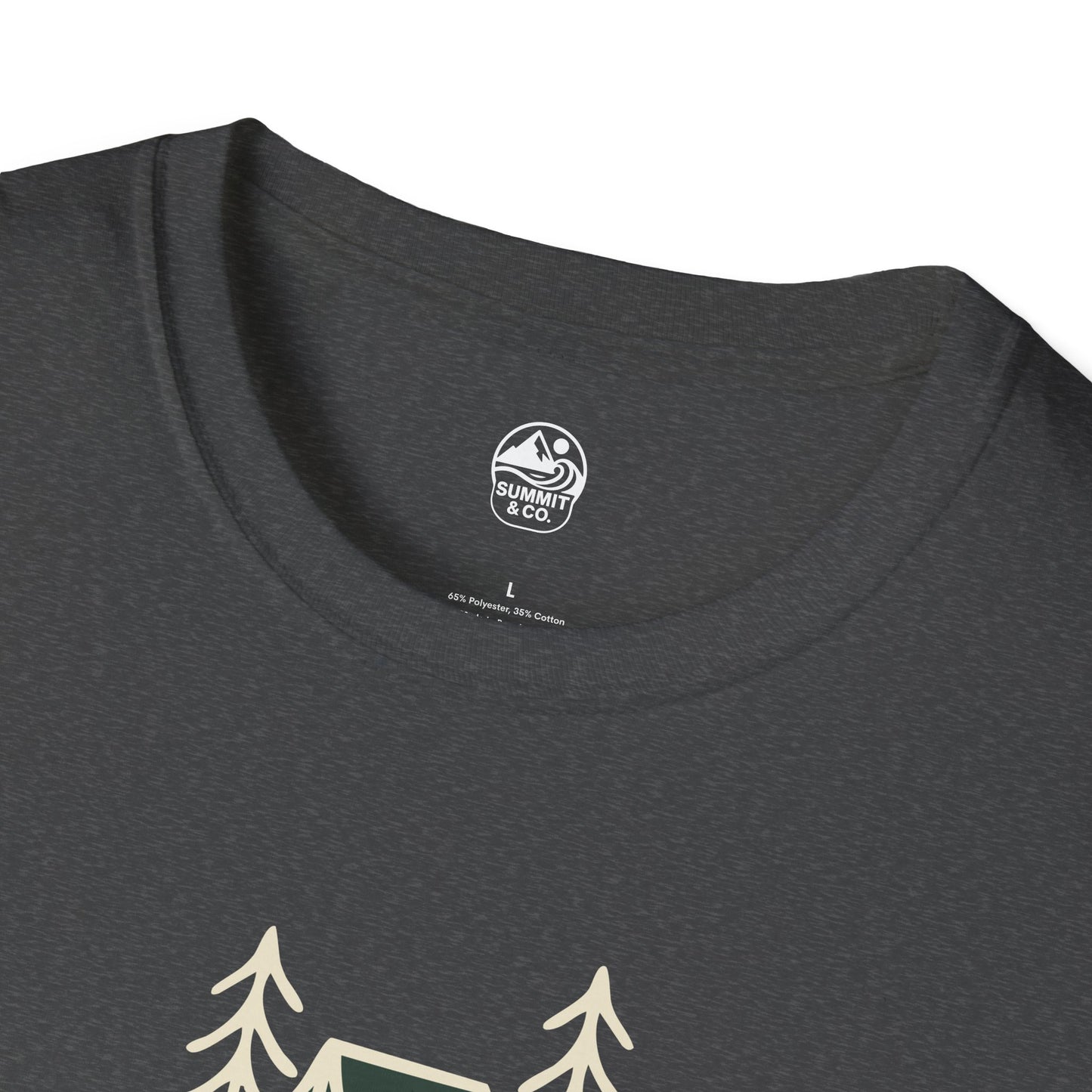 Summit&Co. Softstyle Tee-Camp More Worry Less