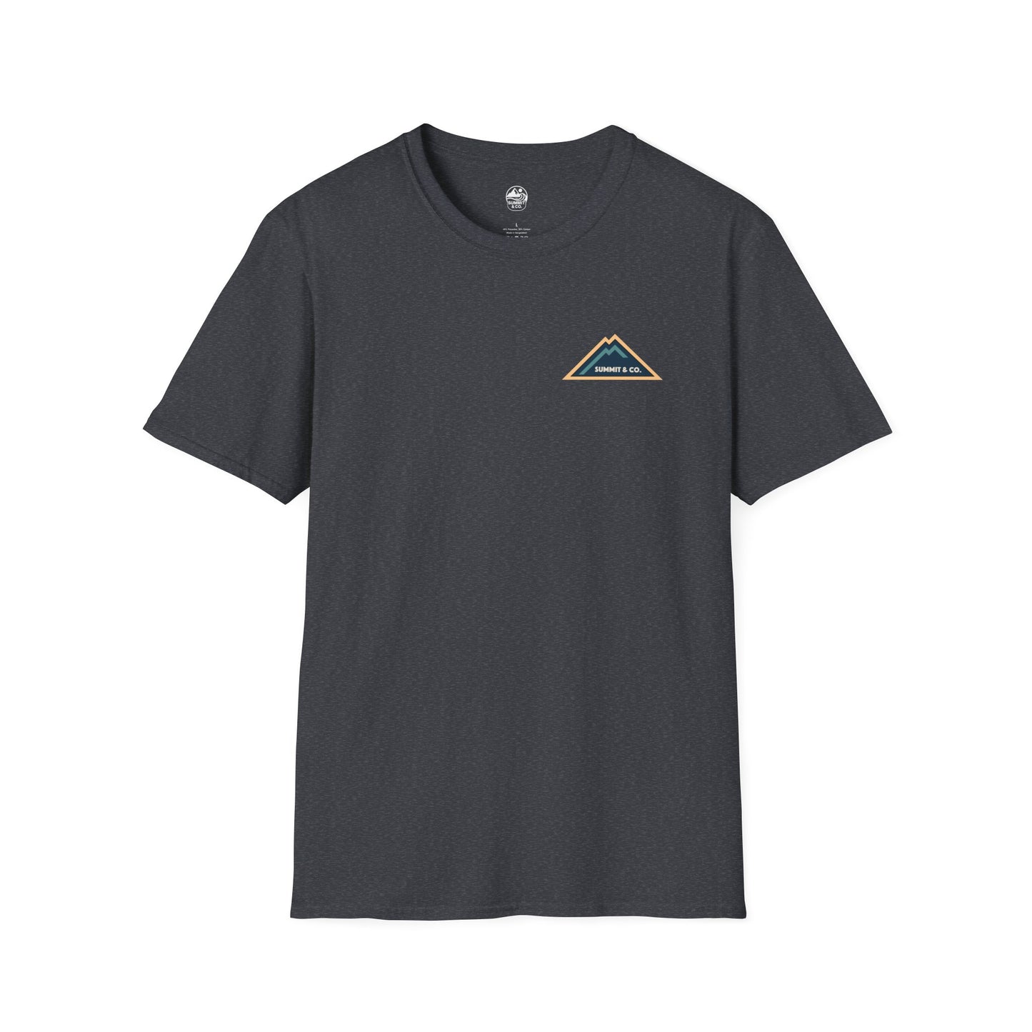 Summit&Co. Softstyle Tee-Mountain& Line