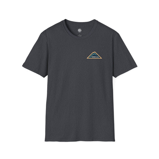 Summit&Co. Softstyle Tee-Mountain& Line