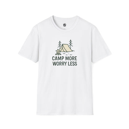 Summit&Co. Softstyle Tee-Camp More Worry Less