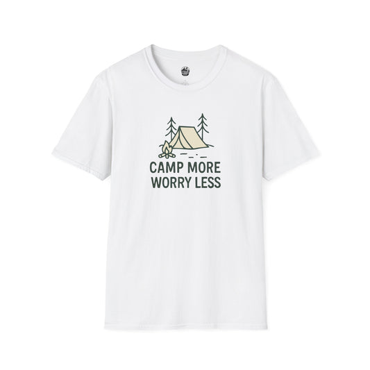 Summit&Co. Softstyle Tee-Camp More Worry Less