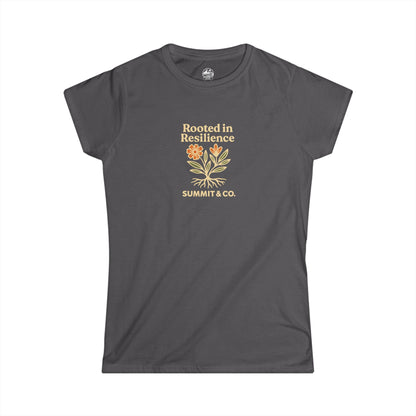Summit&Co. Women's Slim Rooted In Resillience Tee