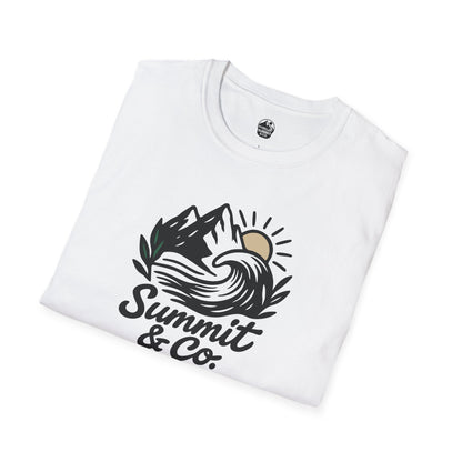 Summit&Co. Softstyle Tee-Brushed Mountains