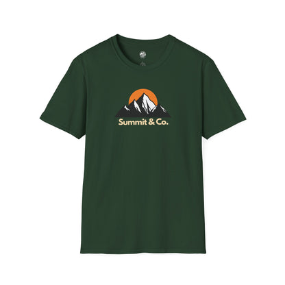 Summit&Co. Softstyle Tee-Mountain& Sun