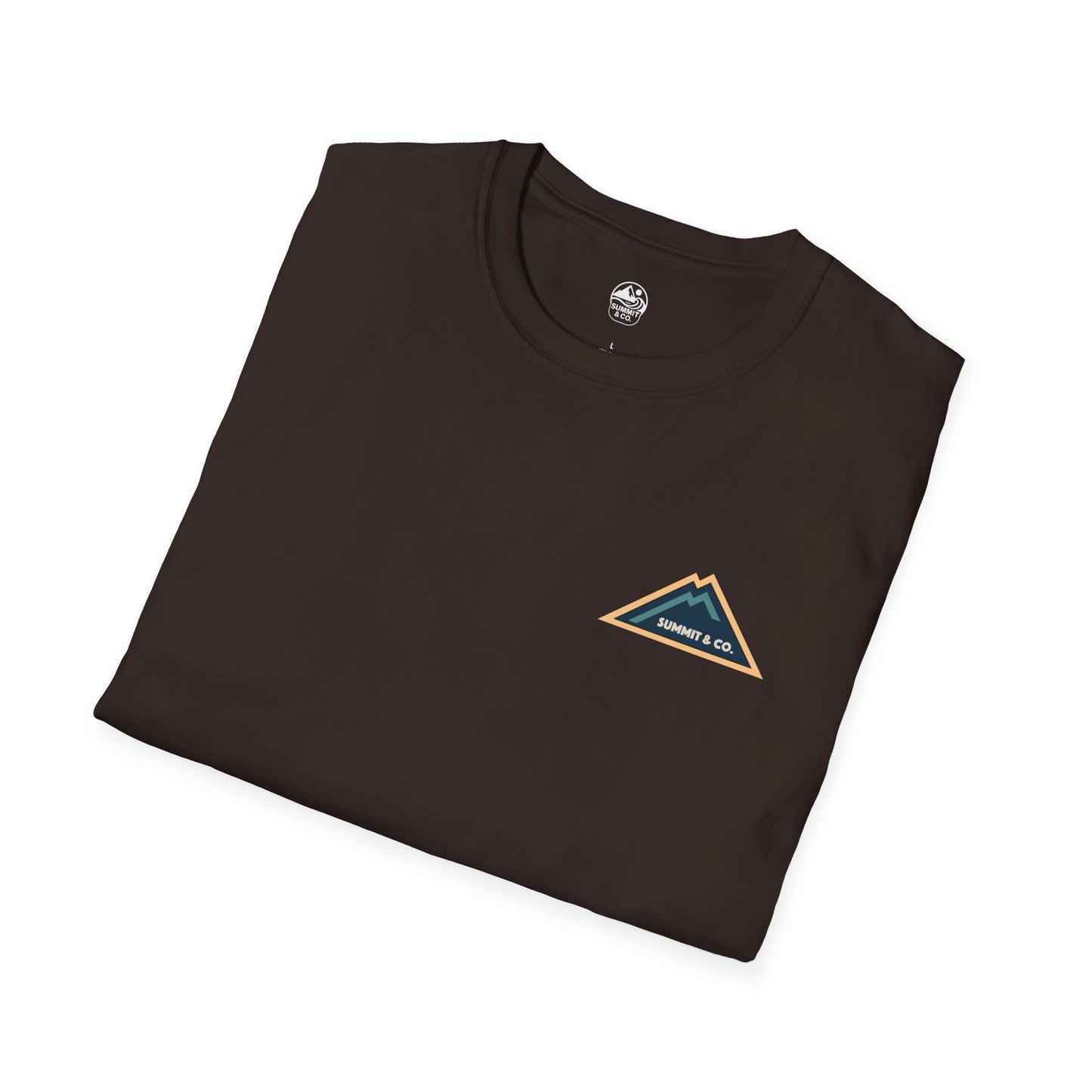 Summit&Co. Softstyle Tee-Mountain& Line