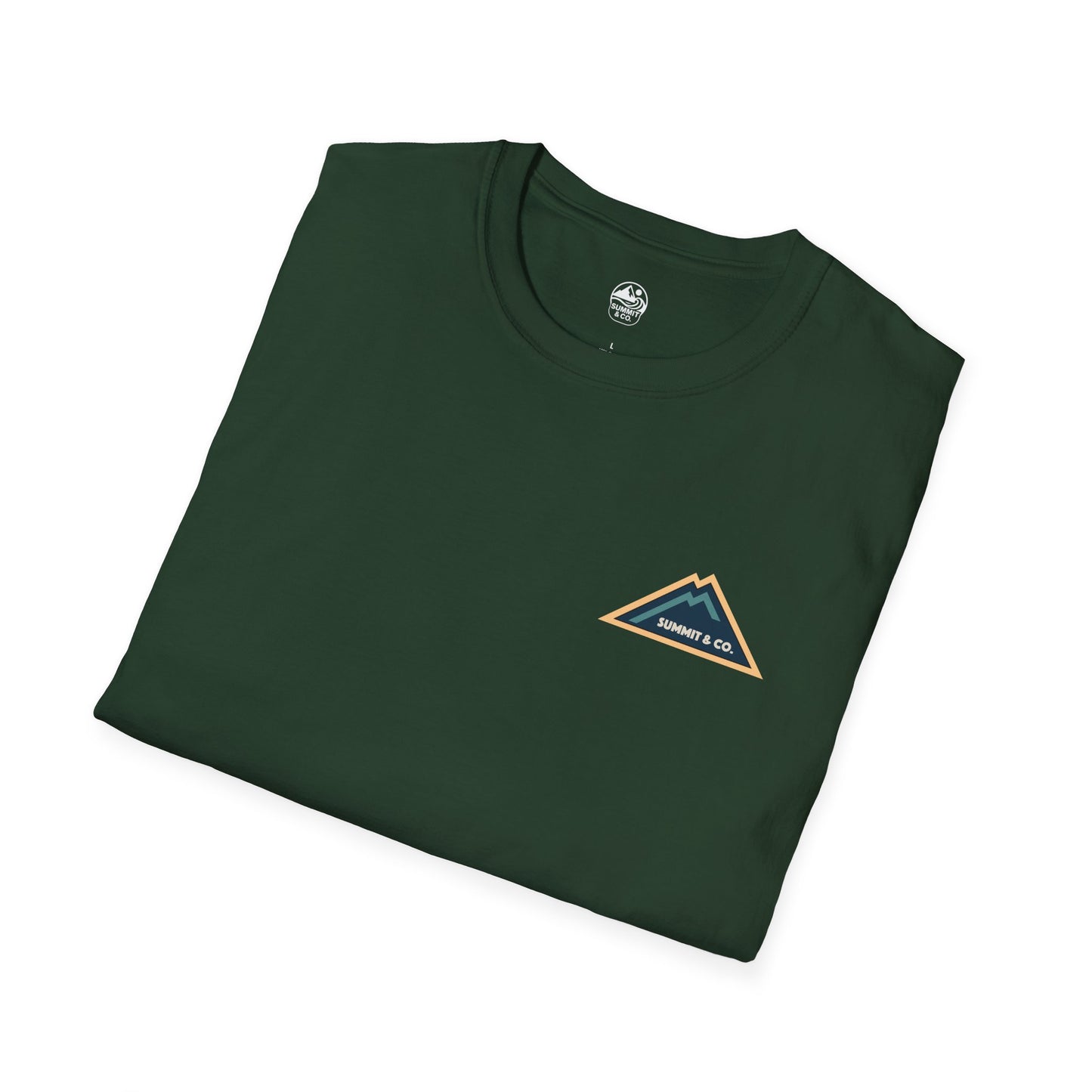 Summit&Co. Softstyle Tee-Mountain& Line