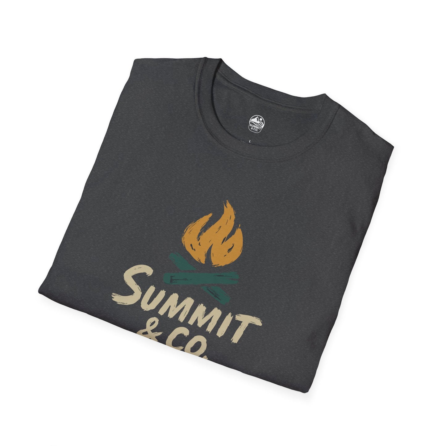 Summit&Co. Softstyle Tee- Brushed Fire
