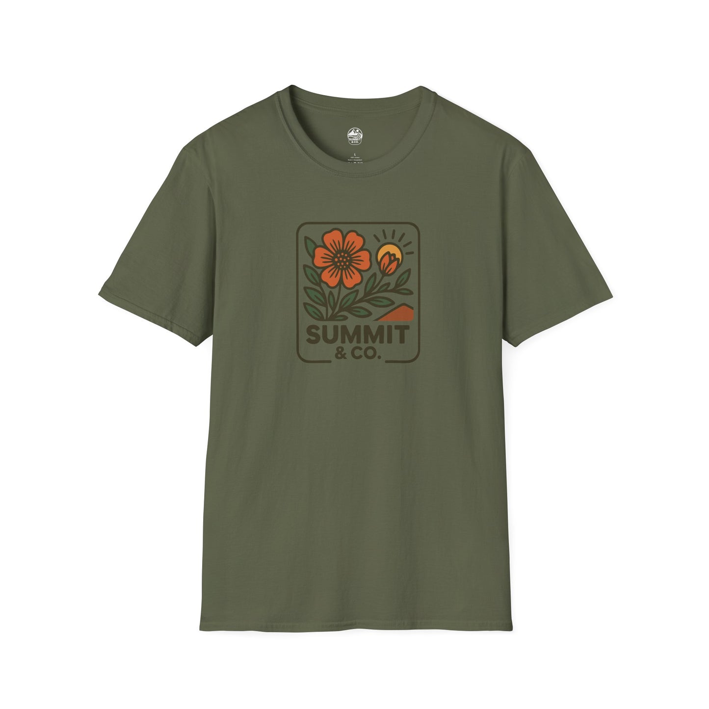 Summit&Co. Softsyle Tee-Flowers