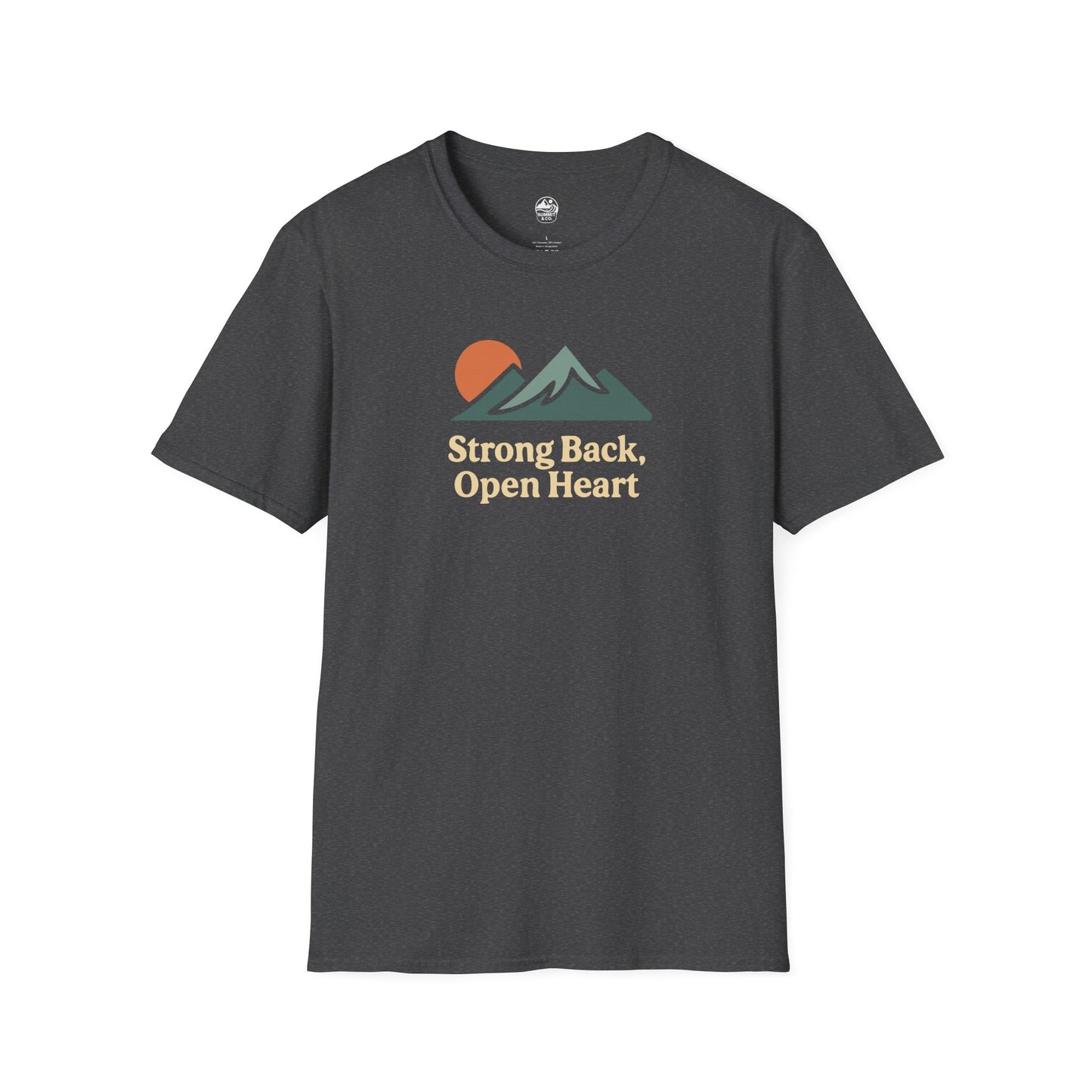 Summit&Co. Softsyle Tee-Strong Back Transparan