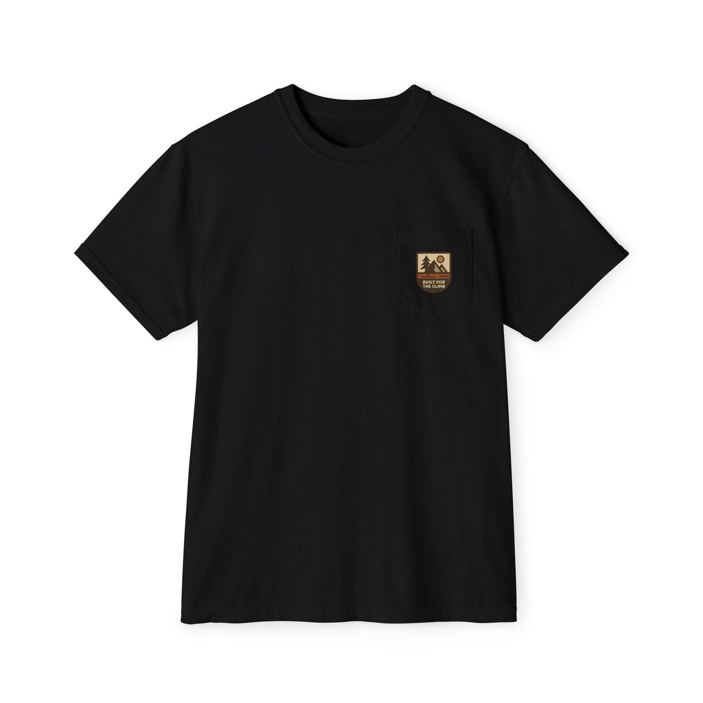Summit&Co. Pocket logo Built For the climb Tee