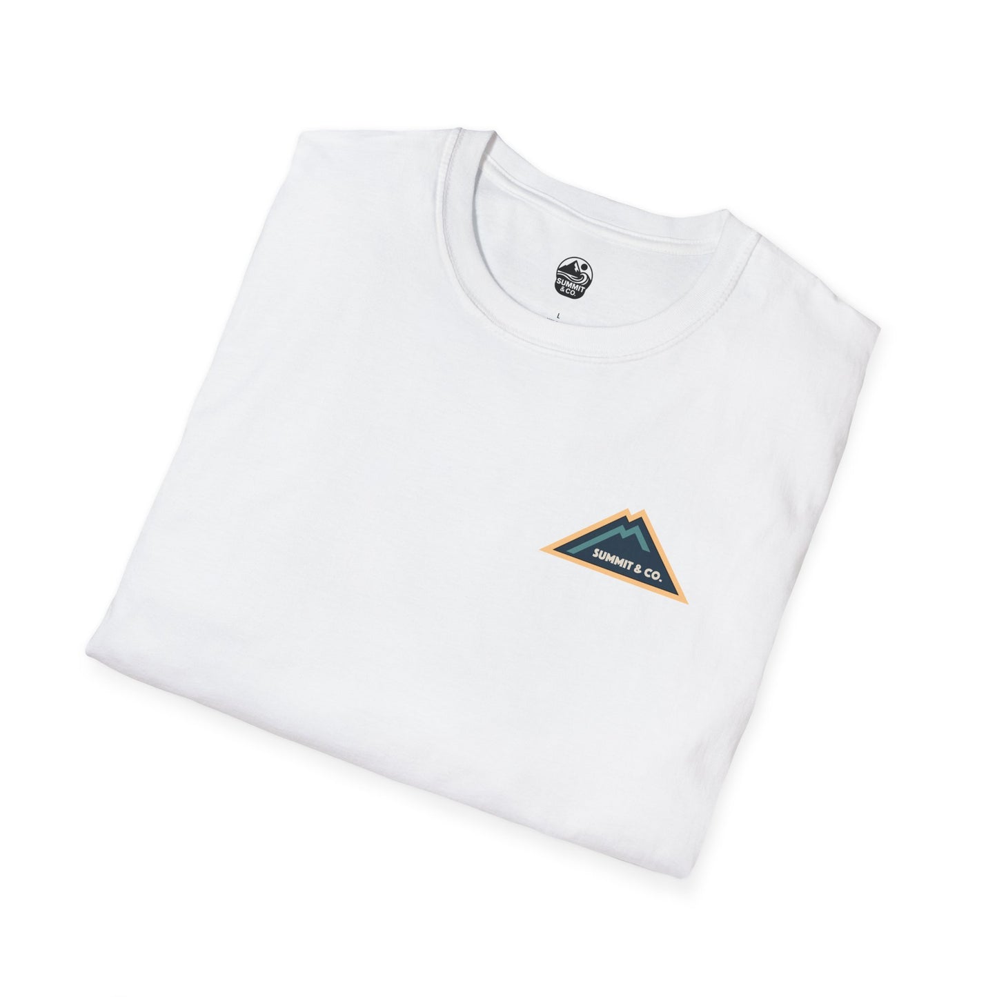 Summit&Co. Softstyle Tee-Mountain& Line