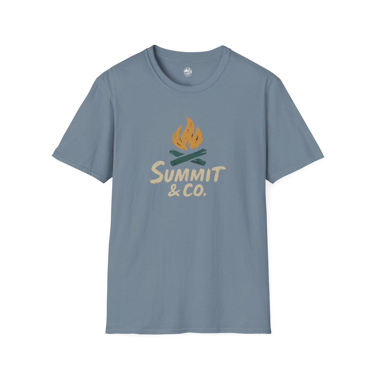 Summit&Co. Softstyle Tee- Brushed Fire