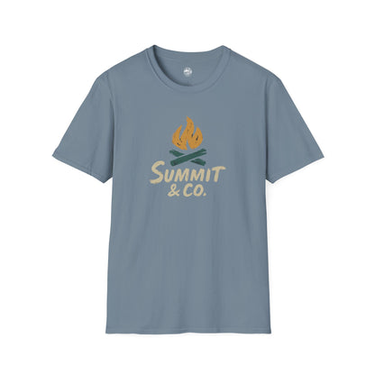 Summit&Co. Softstyle Tee- Brushed Fire