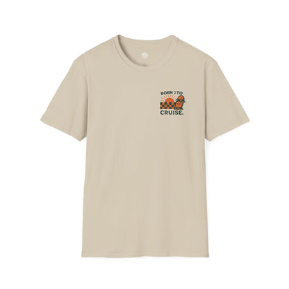 Summit&Co. Softstyle Tee-Born To Cruise (w/Back Design)