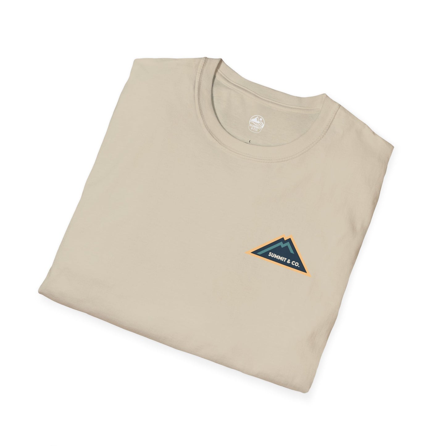 Summit&Co. Softstyle Tee-Mountain& Line
