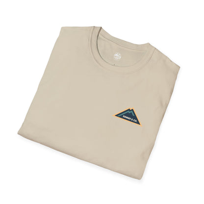 Summit&Co. Softstyle Tee-Mountain& Line