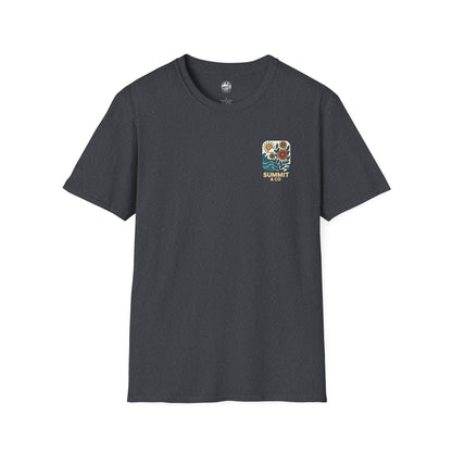 Summit&Co. Softsyle Tee-Floral Logo