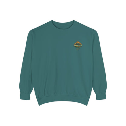 Women's Garment-Dyed Diamond Sweatshirt