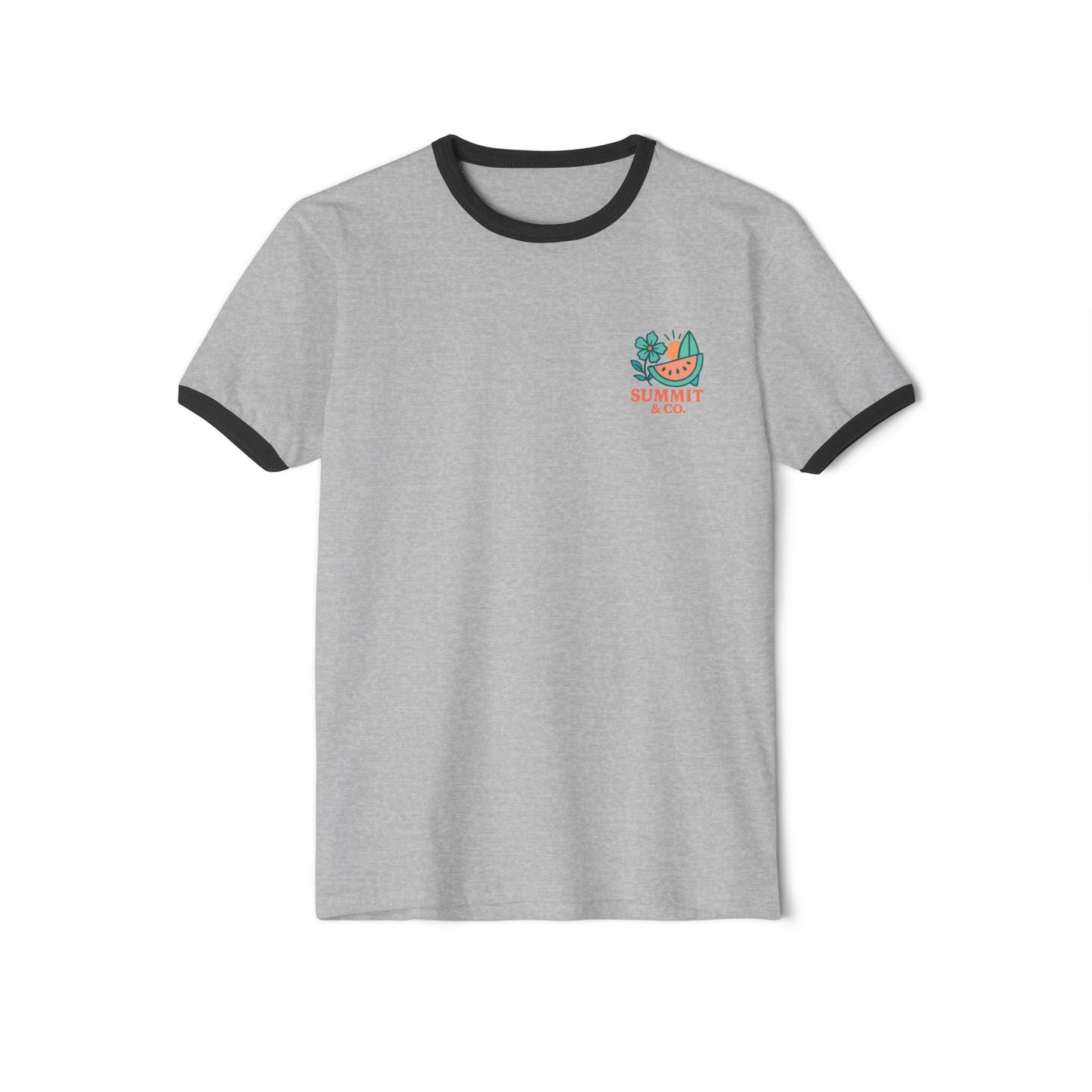 Summit&Co. Women's Ringer Watermelon Tee