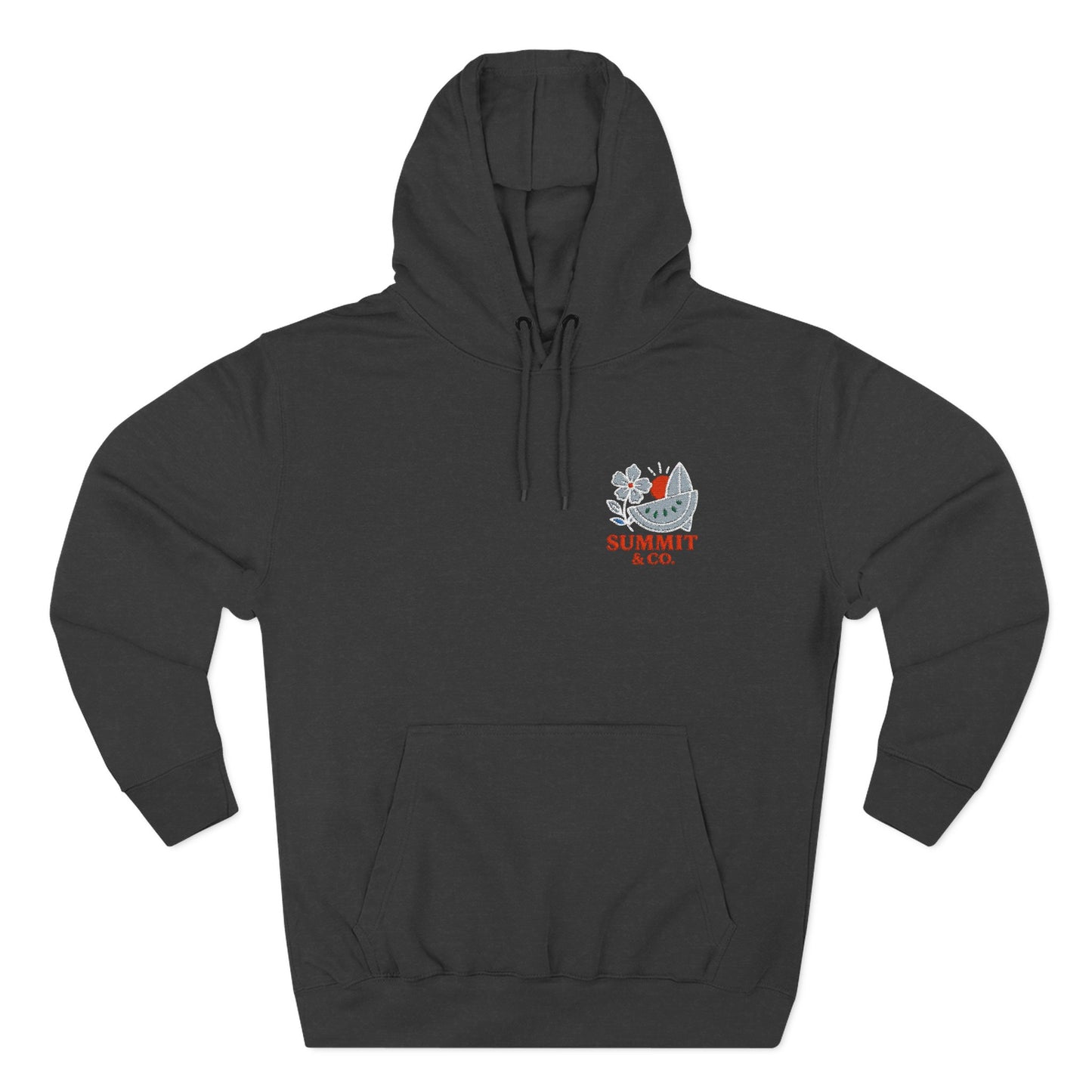 Summit&Co. Women's Embroidery Watermelon Hoodie