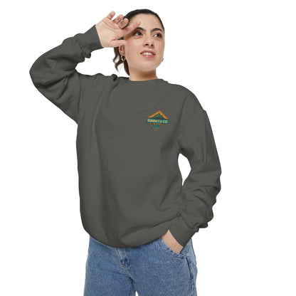 Women's Garment-Dyed Diamond Sweatshirt
