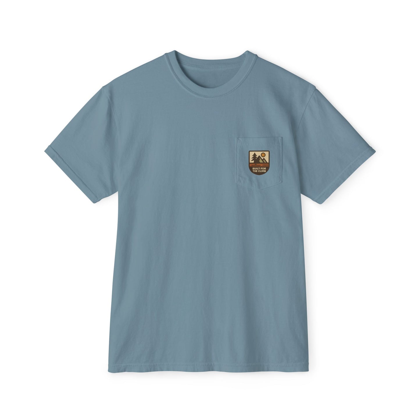 Summit&Co. Pocket logo Built For the climb Tee