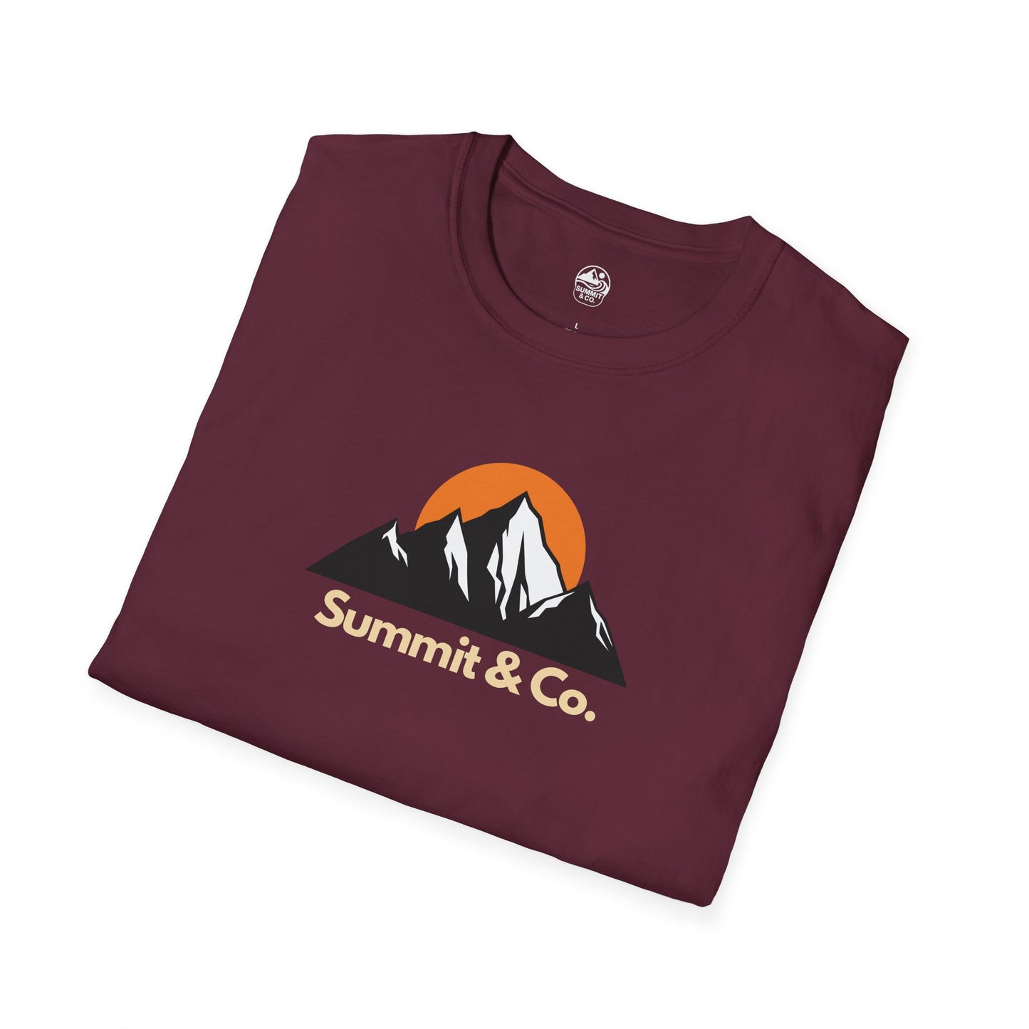 Summit&Co. Softstyle Tee-Mountain& Sun