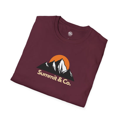 Summit&Co. Softstyle Tee-Mountain& Sun