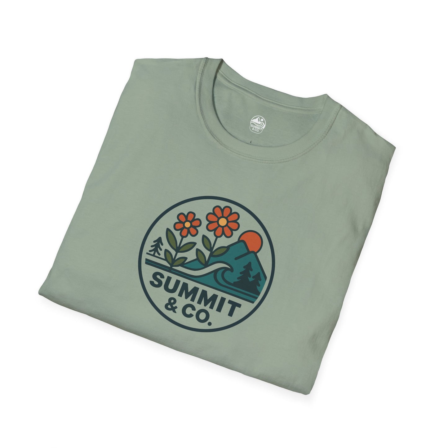 Summit&Co. Softstyle Tee-Floral
