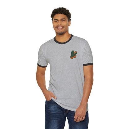Skate Cotton Ringer T-Shirt – Eco-Friendly Style for Nature Lovers