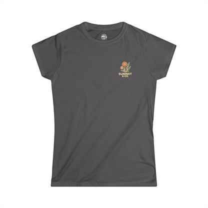 Summit&Co. Women's Slim Floral Tee